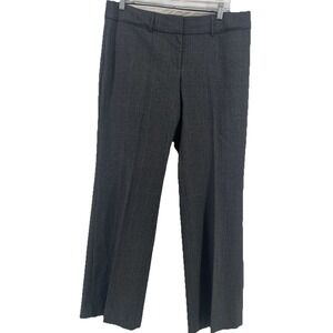 Ann Taylor Loft Women's 10 P Julie Trouser Pants Gray Capsule Career Old Money